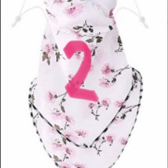 NWT FANCY Sheer Chiffon🌺2 layer 😷 - Picture 2 of 7